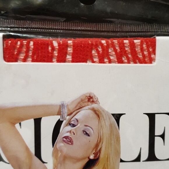 NWT Womens Red VNeck Body Stocking OS - Picture 3 of 3